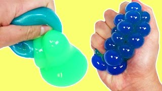 Cutting Open Squishy Mesh SLIME BALLS Funny & Weird Color Changing Stress Balls!