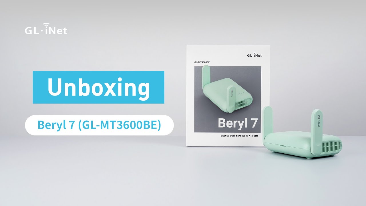 Unboxing Beryl 7 (GL-MT3600BE) | BE3600 Dual-Band Wi-Fi 7 Travel Router