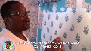 preview picture of video 'Raleigh, NC - Wallpaper Removal/Painting Over Wallpaper -Wallace Jones - CarolinaHomeRepair.com'