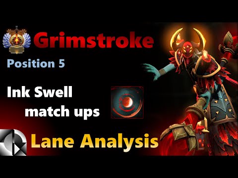 Lane Analysis: Grimstroke 5  - Immortal | Dota 2 7.28