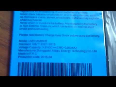 UMI Hammer battery problem