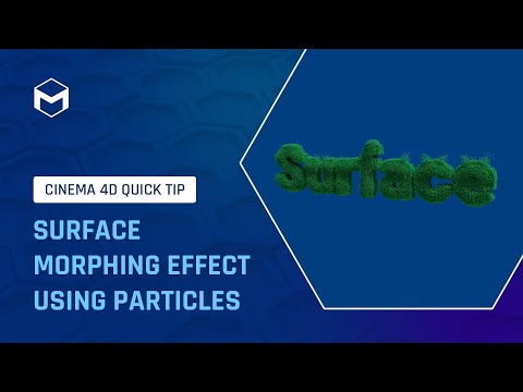 #C4DQuickTip 147: Surface Morphing Effect with Particles in Cinema 4D