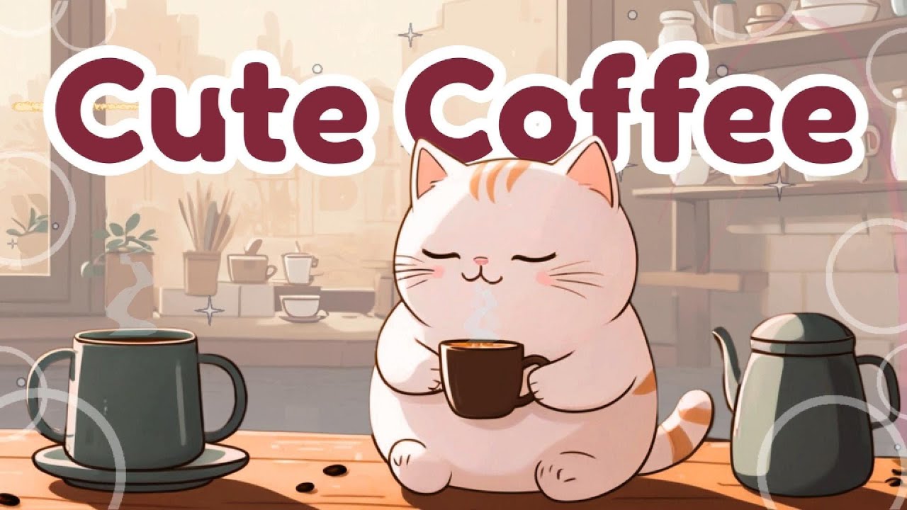 Happy LoFi Coffee Day ☕ | 1 Hour of Cute & Relaxing LoFi Beats | LoFi Bubbly Cat
