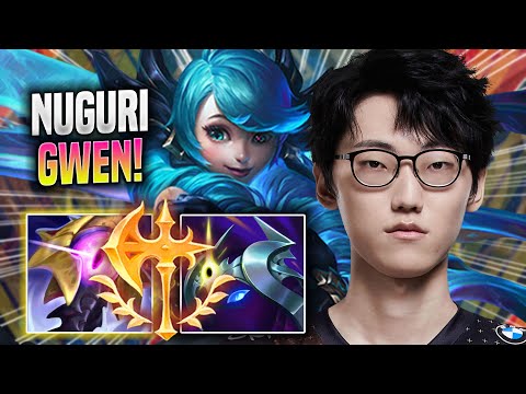 NUGURI DOMINATING GWEN WITH NEW BUFFS! - Nuguri Plays Gwen TOP vs Riven! | Season 2022