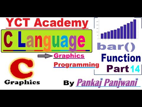 C Graphics Programming In Hindi Part 14 bar Function