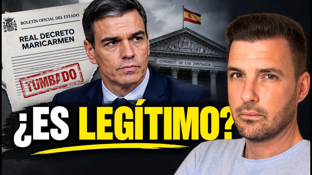 💣¿Es legal y legítimo que el Gobierno apruebe un decreto Maricarmen CASI IDÉNTICO al que tumbaron?🏚️