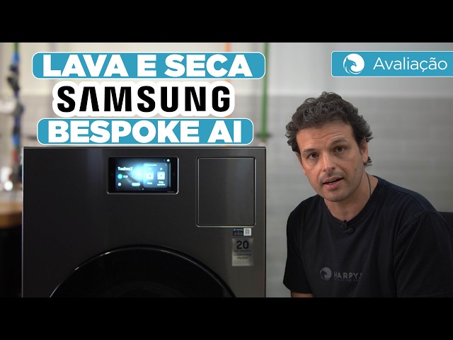 Imagem do vídeo da avaliação Samsung Bespoke AI