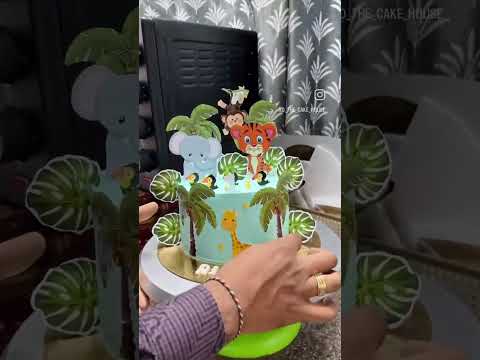 Animal Theam Cake 🐒🐘🐭🐯Order Book Karva Mate 98980 95286