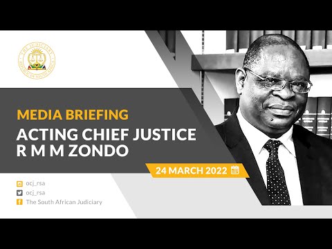 RECORDED | Chief justice elect Raymond Zondo addresses the media