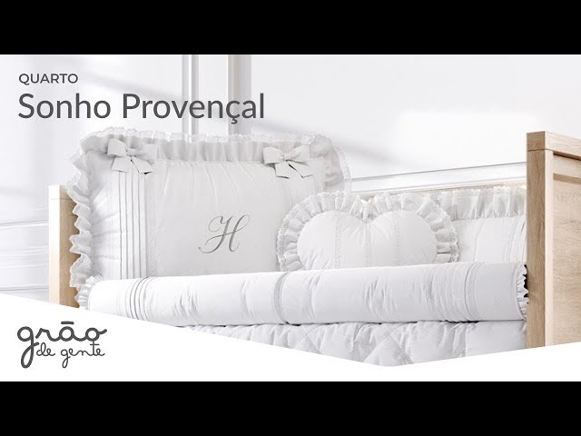 QUARTO DE BEBÊ SONHO PROVENÇAL PERSONALIZADO | GRÃO DE GENTE