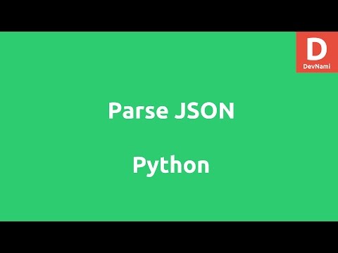 Parse JSON in Python