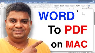 How To Convert a Word Document To PDF on MAC