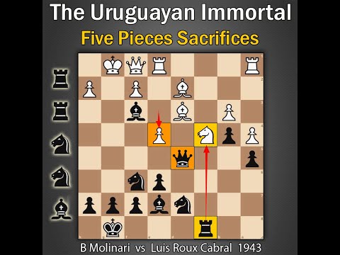 The Uruguayan Immortal | B Molinari vs Luis Roux Cabral 1943