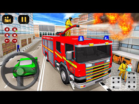 City Real Fire Truck Driving Simulator Games 2021- NY City Fire Fighter 2021 #2 - Android Gameplay