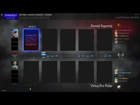 Synergy League: S1 - VP.Polar vs Denial - Game 2 DRAFT ONLY