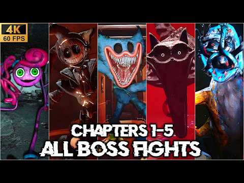 POPPY PLAYTIME CHAPTER 1,2,3,4,5 ALL BOSS Fights & MONSTER ENCOUNTER + ALL ENDINGS 2026 (4K60fps)