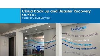 Cloud Backup and Disaster Recovery webinar