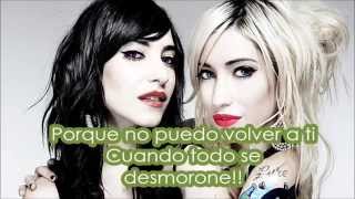 The veronicas-   When  it all falls apart en español