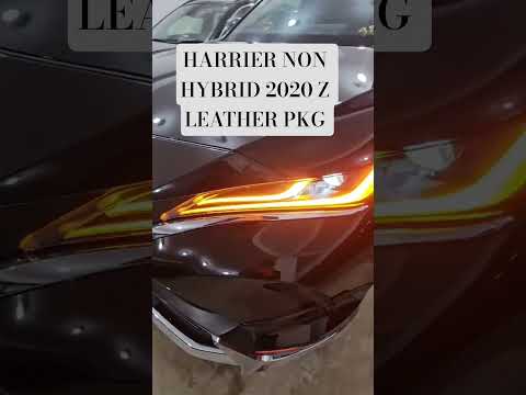 TOYOTA HARRIER Z LEATHER 2020 🚘🔥5️⃣ Point Auction Grade ⭐Only 10,000 KM Run in Japan.