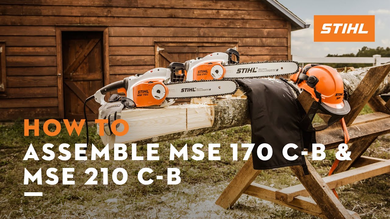 How to Assemble: MSE 170 C-B & MSE 210 C-B | STIHL Tutorial