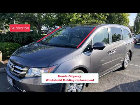 Honda Odyssey Windshield Molding replacement