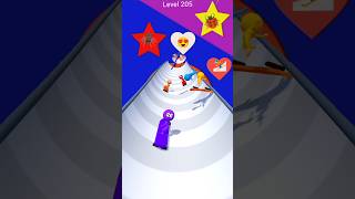 Stickman Skate Master Race level - 205 #shorts #ytshorts #gameplay #games