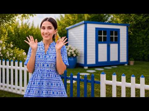 عملت سانتوريني ب ارضنا الجديدة 💙 (ازرق و ابيض)