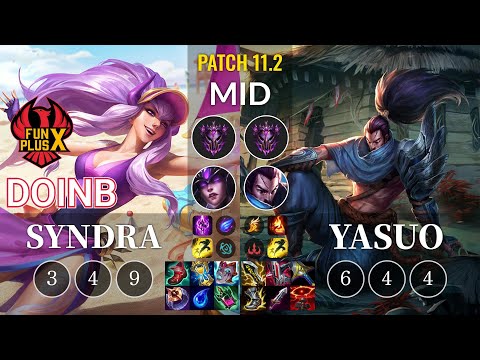 FPX Doinb Syndra vs Yasuo Mid - KR Patch 11.2