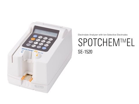 Electrolyte Analyzer With Ion-selective Electrodes Spotchem El Se-1520