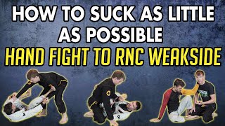 BJJ Lesson 48: Weak Side Hand Fighting To Rear Naked Choke - Fundamentals Of Submissions