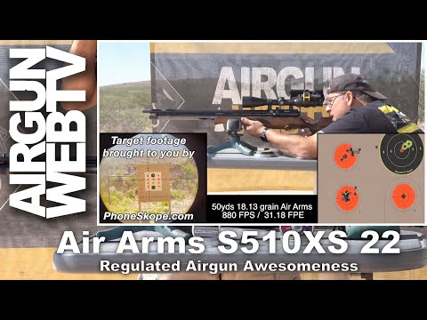 AIRGUN REVIEW - Air Arms S510XS Regulated - More 50 yard groups, stats, and viewer Q&A!