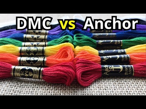 DMC vs Anchor Floss (Embroidery Thread Color Conversion Chart) What Should You Buy?
