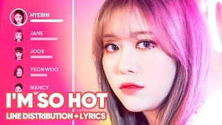 MOMOLAND - I&#39;m So Hot (Line Distribution + Lyrics Color Coded) PATREON REQUESTED