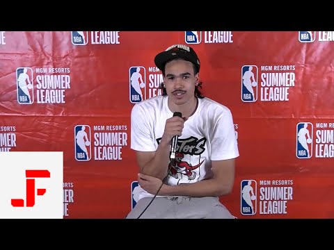 TORONTO RAPTORS 2021 NBA SUMMER LEAGUE MEDIA INTERVIEW | DALANO BANTON | NBA SOUND | 08.14.2021