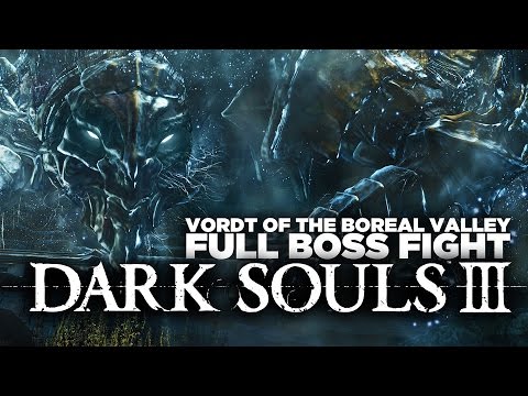 Thief Vs. Vordt of the Boreal Valley - Dark Souls III Full Boss Fight Gameplay