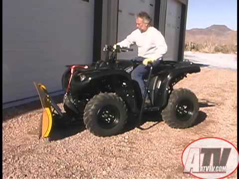 ATV Television Product Review - Warn Cyclone Plow and Manual Lift