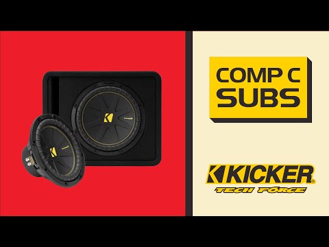 KICKER CompC Raw Subwoofer and Loaded Enclosures
