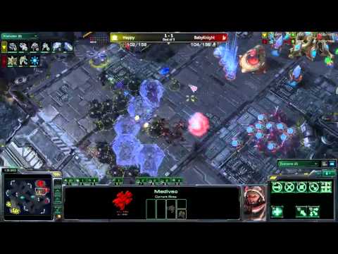 TSL4 EU Qualifier - BabyKnight (P) vs Happy (T) - Game 2 - Best of 3