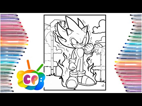 Super Sonic Coloring Pages / Sonic 3 Predictions /Jim Yosef - Eclipse  NCS - Copyright Free Music