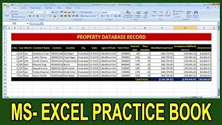 Exercise 51 | Excel Practice Book | How To Make Property Sales Report Ms Excel