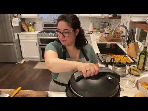 Pressure Cooker Butternut Squash Risotto. Done in half the time as traditional risotto.