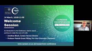 Careers Conference for Researchers 2022: Welcome Talk