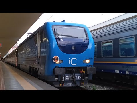 INTERCITY NOTTE 797 CON LE E402 IN NUOVA LIVREA INTERCITY NOTTE