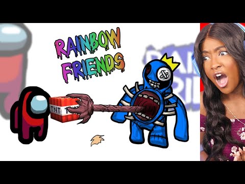 Mini Crewmates Kills EVERYONE...Including Creepy Rainbow Friends Characters!!!