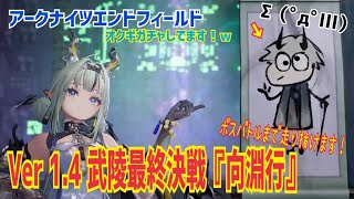 【女性実況…アークナイツエンドフィールド】Ver 1.4 武陵最終決戦『向淵行(こうえんこう)』プレイします。【アクション苦手な管理人】