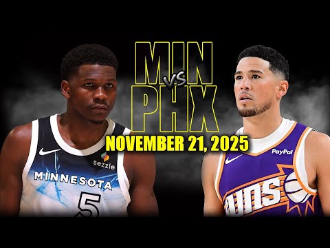 Minnesota Timberwolves vs Phoenix Suns Full Game Highlights - November 21, 2025 | NBA Season