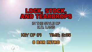 k.d. lang - Lock, Stock And Teardrops (Karaoke)