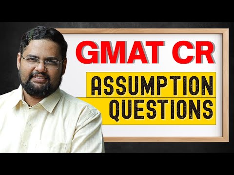 GMAT Assumption Questions: Patterns & the Negation Test (Live with Harsha)