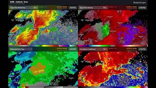 2019 5/25 Plainview, TX Tornado Multi-Panel Radar