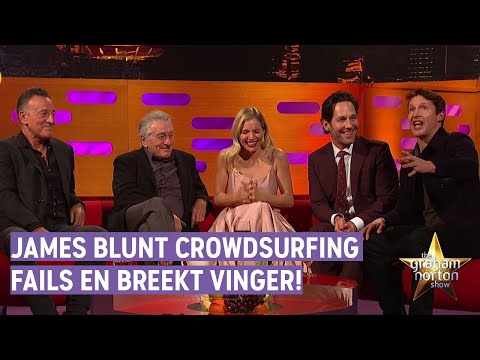 CROWDSURFEN met JAMES BLUNT | The Graham Norton Show